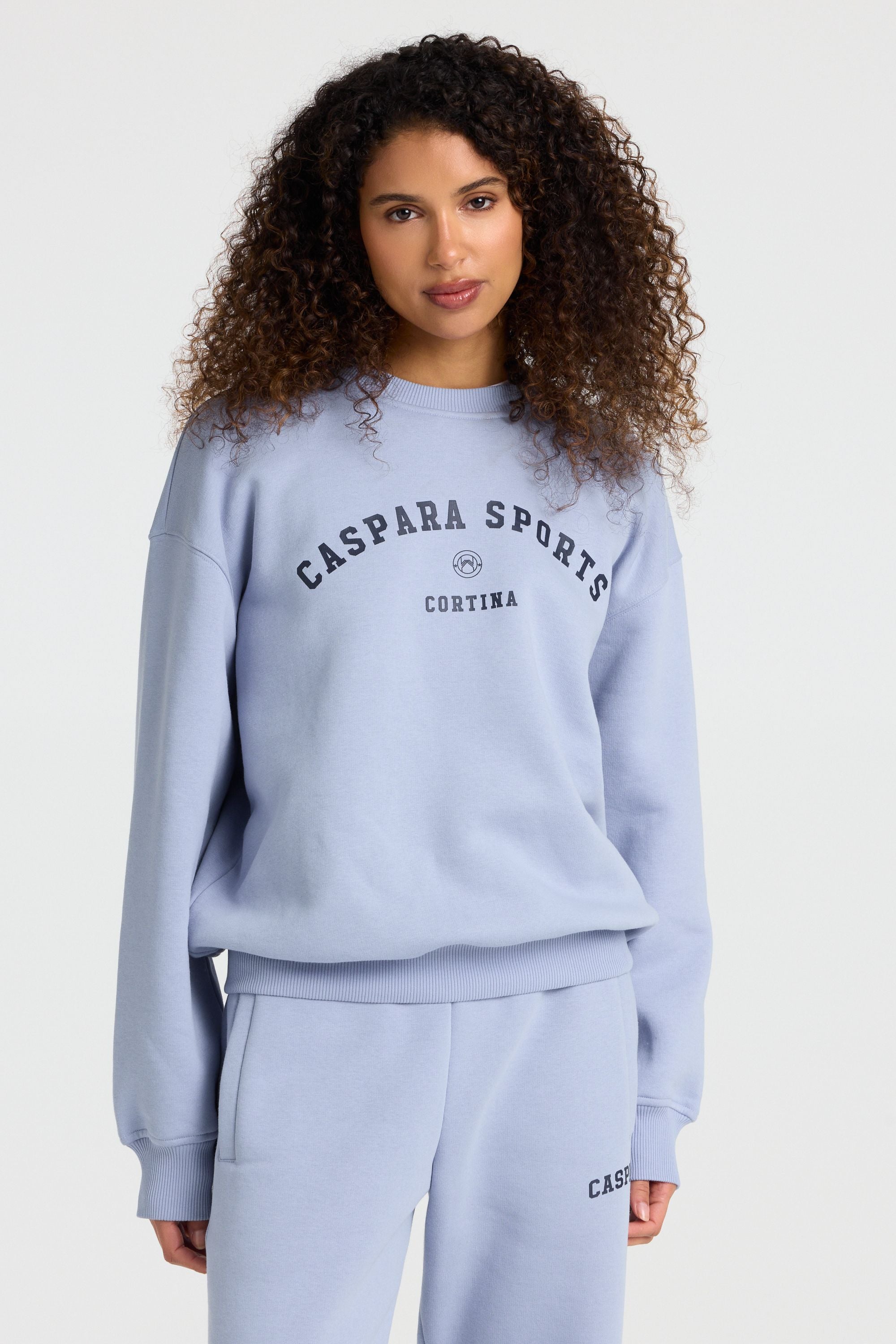 W. Cortina Crewneck - Vintage Blue
